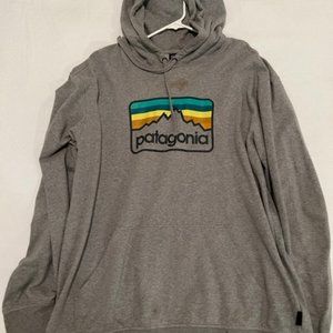 Patagonia Mens Hoodie Grey Large